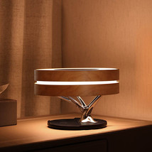 Modern LED Bedside Smart Table Lamp with Built-in TWS Bluetooth Speaker and Qi W - $449.97