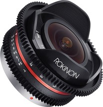 Rokinon Cv75Mft-B 7.5Mm T3.8 Cine Fisheye Lens For Olympus/Panasonic Mic... - £304.91 GBP