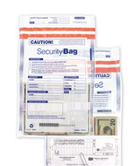 Dual Pocket Deposit Bag, Clear, 9 x 12, 100 Bags - $39.19 CAD