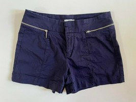 pre-own Calvin Klein Womens Shorts Bermuda Chino Sz 4 Navy Blue Pants Great Cond - £13.15 GBP