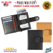 Leather Mens Parliament Wallet With Rfid Blocking Slim Id Credit Card Holder - £15.41 GBP