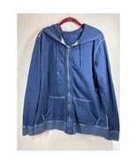 Robert Graham Jeans Lightweight Full Zip Jacket Sweatshirt Hoodie Mens S... - $932.02 MXN