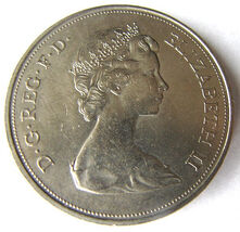 1972 ELIZABETH &amp; PHILIP Silver WEDDING Queen Elizabeth and Prince Philip - $19.99