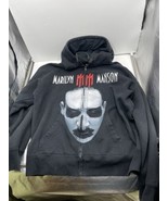 ORIGINAL Giant 2003 Concert Marilyn Manson Golden Age FULL ZIP Hoodie XL - £232.87 GBP