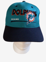 Vintage Twins Enterprise Miami Dolphins Hat Cap Strapback Teal Mens - $39.55