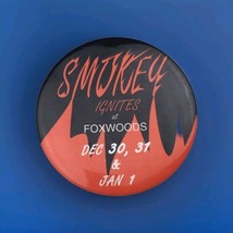 Smokey Robinson Ignites At Foxwoods Casino Vintage Pin Button - $9.95