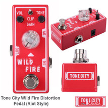 Tone City Wild Fire Distortion TC-T1 EffEct Pedal Micro as Mooer Hand Made True - £35.85 GBP