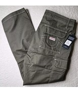 True Religion Kalamata Green Cargo Pants Mens Size 34 $159 197516311307 New - $67.31