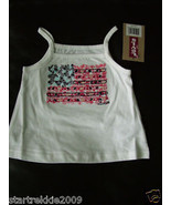 Levi&#39;s Baby Girls Graphic Knit Top,White Color, Size 24 Months. NWT - £8.27 GBP