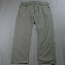 DOCKERS 38 x 30 Khaki 5 Pocket Straight Chino Pants - £11.98 GBP