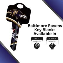Baltimore Ravens NFL Team Keys Available for Kwikset or Schlage Locks - $11.99