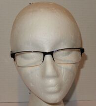 Foster Grant Pete BLK Reading Glasses +1.75 Rectangular Black Frame 52-1... - $14.80