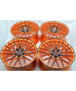 New DDR Zuki 18x8 5x120 38mm Orange Polished Black Finish Wheels Rims (Set of 4) - $849.00