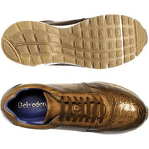 Belvedere Todd Sneaker Genuine Ostrich Brandy E02 image 4