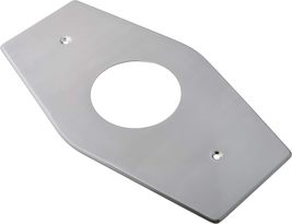 Westbrass One-Hole Remodel Plate for Mixet, Satin Nickel, D503-07, 13 in. - $31.99