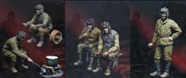 1/35 5pcs Resin Model Kit Soviet Soldiers Tank Crew WW2 Unpainted - £31.88 GBP