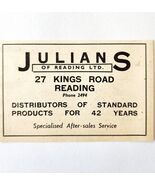 1954 Julians Of Reading Standard Dealership Advertisement Automobilia E89F4 - €17,17 EUR
