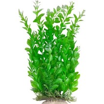 Green Aquarium Plant with Base 12 Inch Tall, Fish Tank Foliage Decoration - £12.62 GBP