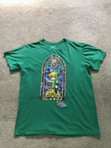 The Legend of Zelda Windwaker Youth Shirt L Large Green 100% Cotton Tee - £9.37 GBP
