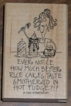 2004 Stampin Up Stamp- Rice Cakes and Hot Fudge - £3.91 GBP