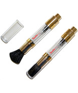 2 REFILLABLE MINERAL POWDER DISPENSING PUMP MAKEUP BRUSHES FOUNDATION BL... - $24.99