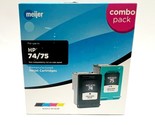 Meijer Remanufactured Ink Cartridges for HP 74/75 - BLACK &amp; COLOR (C, M, Y) - $5.88