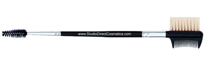 DUEL ENDED EYE LASH COMB MASCARA SPOOLIE BROW BRUSH SPOOLY NEW - $14.99