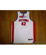 Authentic Nike Detroit Pistons Jerry Stackhouse 42-White/Red/Blue Home J... - £117.69 GBP