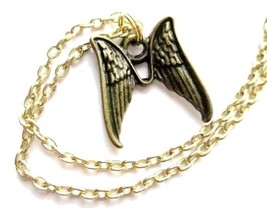 Angel Wings Anklet (Ankle Bracelet) with Pair of Angel Wings Charm - £12.64 GBP