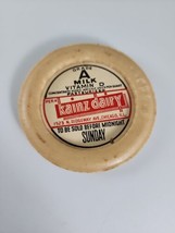 Vintage Milk Bottle Cap 1-5/8&quot; kainz dairy Chicago, ILL Grade A Milk - £4.01 GBP