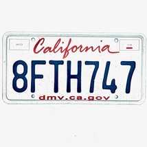  United  States California Lipstick Passenger License Plate 8FTH747 - £13.23 GBP