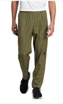 Adidas Mens Pants Green Active Elastic Waist Moisture Wicking Pockets Logo - $42.99