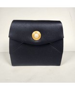 Nordstrom Black Silk Clutch Purse Bag Cocktail Clutch - £18.14 GBP