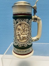 English Setter Vtg Sporting Beer Stein 1978 Hunting Dog Trout Fishing Br... - $25.20