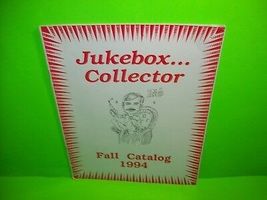 Jukebox Collector Magazine Fall Catalog 1994 Phonograph Music Mini Issue - $8.09