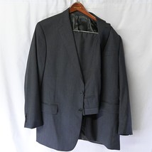 Tom James 46L | 42 x 32 Gray Wool 2Btn Suit Jacket Pants - £55.94 GBP