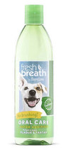 TropiClean Fresh Breath Oral Care Water Additive for Dogs 1ea/16 fl oz - £11.90 GBP