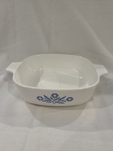 Vintage Corning Ware 1 Qt Blue Cornflower Casserole Dish, no lid Great Condition - £8.30 GBP