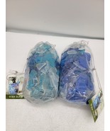 2 Sea Glass Blue White Turquoise  4   Lbs. Aquarium Vase Centerpiece Decor - $20.00