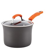 Rachael Ray Brights Hard Anodized Nonstick Sauce Pan/Saucepan with Lid, ... - $67.99