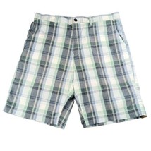Sonoma Life + Style Men&#39;s Green/Blue Plaid Shorts Size 36 NWT - £7.47 GBP