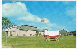 Ontario Postcard Kitchener Doon Pioneer Village Museum &amp; Conestoga Wagon - £2.26 GBP