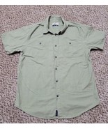 Magellan Summerville Men&#39;s Classic Fit Short Sleeve Green Size M Button ... - $9.99