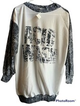 VTG Sergio Sweatshirt ACID WASH Blue Shirt One Size Fits All NWT Denim L... - $18.57