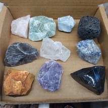 Rough Rock Crystals Collection 10pcs Raw and Uncut - $10.77