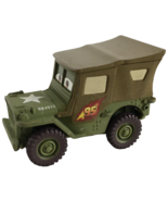 Mattel Disney Pixar Cars Toy Car Race Team Sarge Jeep Army Green Militar... - £3.98 GBP