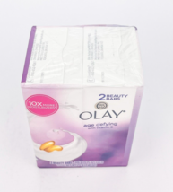 Olay Age Defying Vitamin E Beauty Soap Bar Lot of 2 Twin Packs Sodium Lauroyl - £22.76 GBP
