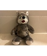 Build A Bear Wiley the Wolf Plush 15&quot; Great Wolf Lodge Grey Green Eyes  NWT - £21.35 GBP