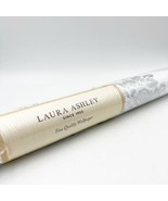 Laura Ashley Wallpaper Josette Metallic silver 113379 11yds x 20.5in 56s... - £58.84 GBP