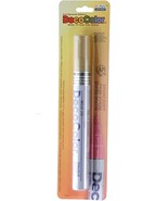 300 C GLD Marvy Deco Color Broad Point Paint Marker Gold - £15.13 GBP